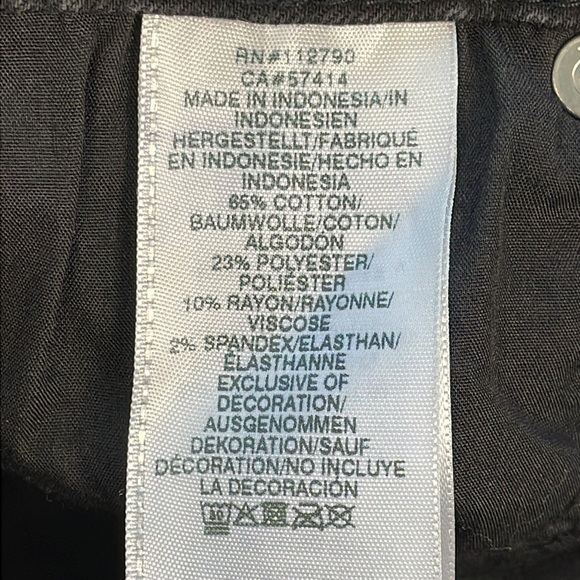 True Religion Halle Mid Rise Super Skinny Jeans Black Wash Horseshoe Stitch 29 - Picture 12 of 13